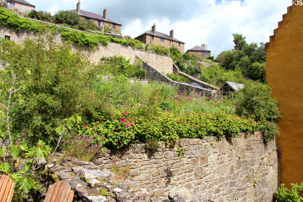 Gardens at Culross Palace. Culross, Scotland.