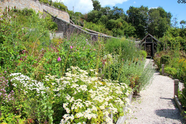 Gardens at Culross Palace. Culross, Scotland.