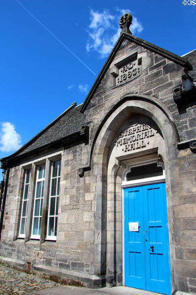 Stephen Memorial Hall (1883) (Little Causeway). Culross, Scotland.