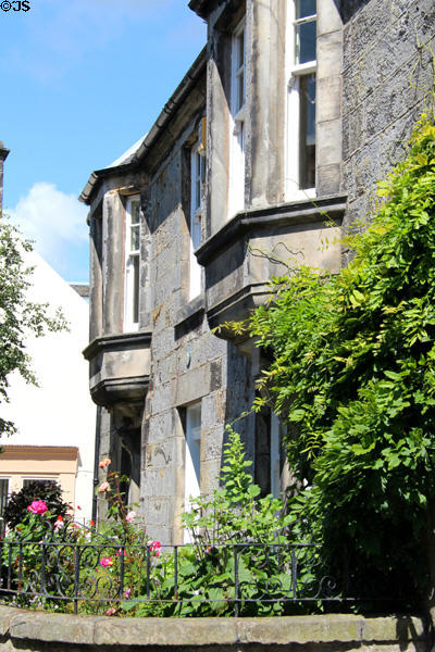 Stone heritage house. Culross, Scotland.
