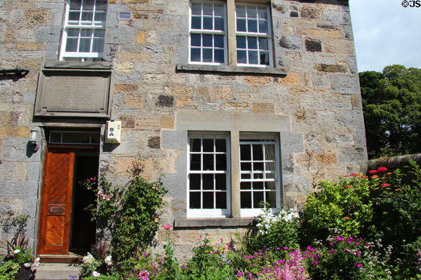 House (1824) & garden near Culross Abbey Church. Culross, Scotland.