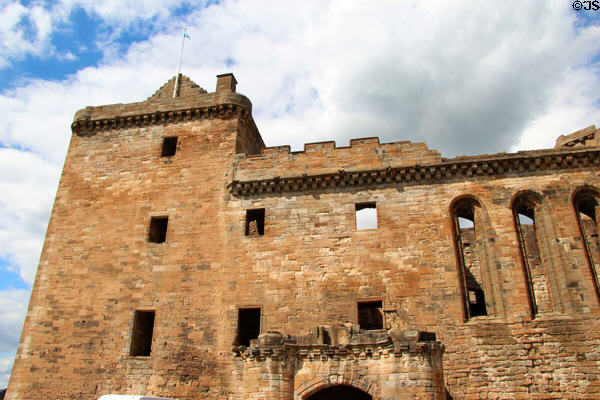 Linlithgow Palace run as museum by Historic Scotland (HES). Linlithgow, Scotland.
