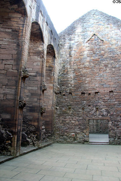 Range at Linlithgow Palace. Linlithgow, Scotland.