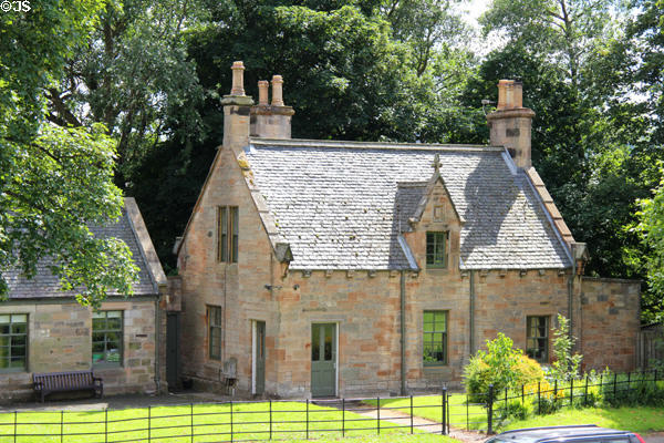 House beside Linlithgow Palace. Linlithgow, Scotland.