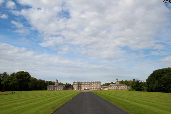 Main house & grounds at Hopetoun House. Queensferry, Scotland.