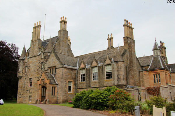 Lauriston Castle (c1590) (2a Cramond Road South) run as a house museum by the City of Edinburgh. Edinburgh, Scotland. Architect: Prob. Archibald Napier.