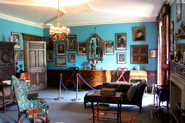 Oak Room at Lauriston Castle. Edinburgh, Scotland.