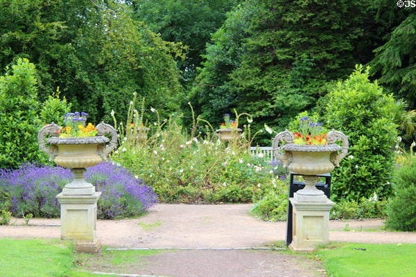 Gardens at Lauriston Castle. Edinburgh, Scotland.