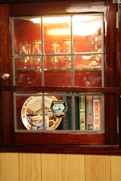 Verge Inn crew pub on Royal Yacht Britannia. Edinburgh, Scotland.
