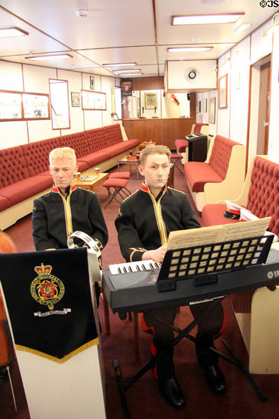 Junior Ratings' Recreational Space on Royal Yacht Britannia. Edinburgh, Scotland.