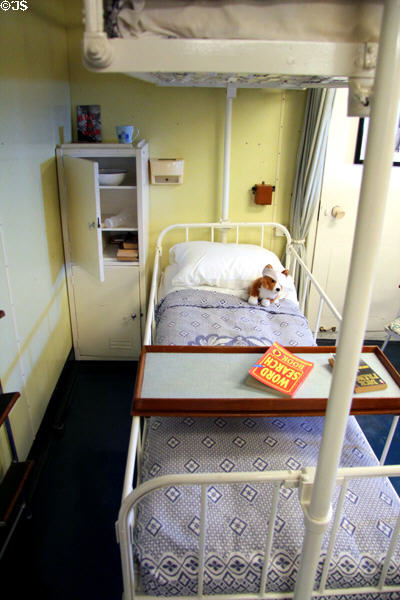 Sick bay on Royal Yacht Britannia. Edinburgh, Scotland.