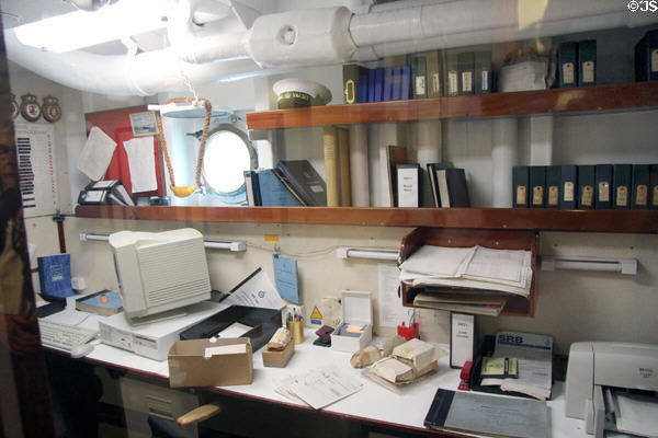 Supply office of Royal Yacht Britannia. Edinburgh, Scotland.