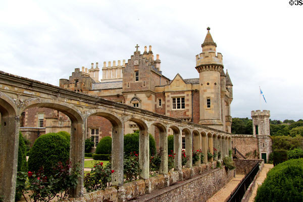 Abbotsford House home of Sir Walter Scott. Melrose, Scotland.