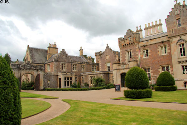 Abbotsford House (1816-8 & 1822-4 + additions 1850-5). Melrose, Scotland. Architect: William Atkinson & Edward Blore + additions by William Burn.