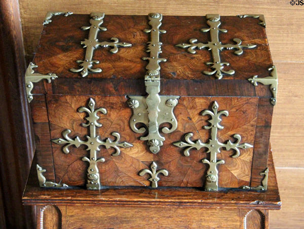 Louis XIV strongbox at Abbotsford House. Melrose, Scotland.