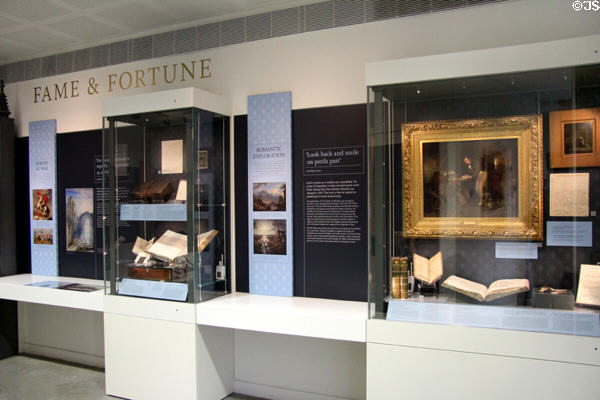 Displays at museum of Abbotsford House. Melrose, Scotland.