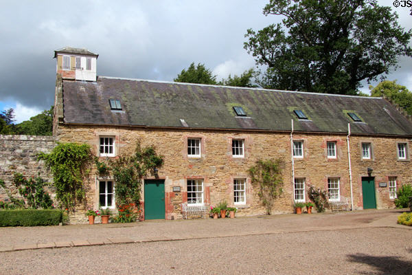 Clock house & courtyard cottage at Mellerstain House. Gordon, Scotland.