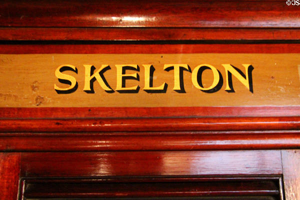 Skelton's quarters aboard RRS Discovery. Dundee, Scotland.