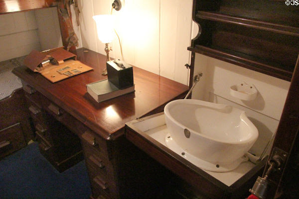 Skelton's quarters aboard RRS Discovery. Dundee, Scotland.
