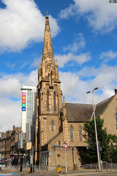 St Paul's Church of Scotland (1850-2) (Nethergate at Marketgait). Dundee, Scotland. Style: Gothic Revival. Architect: Charles Wilson.