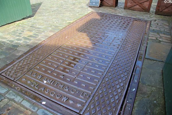Weigh scale by A&W Smith & Co. Ltd. of Glasgow at Verdant Works. Dundee, Scotland.