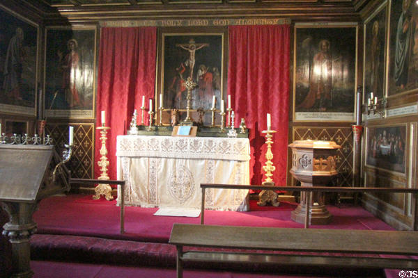 Chapel at Glamis Castle. Angus, Scotland.