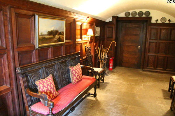 Entrance hall at Falkland Palace. Falkland, Scotland.