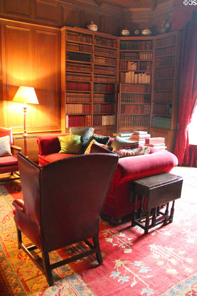 Library at Falkland Palace. Falkland, Scotland.