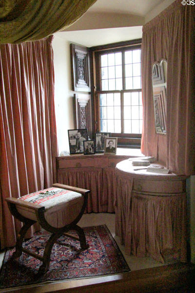Dressing room at Falkland Palace. Falkland, Scotland.