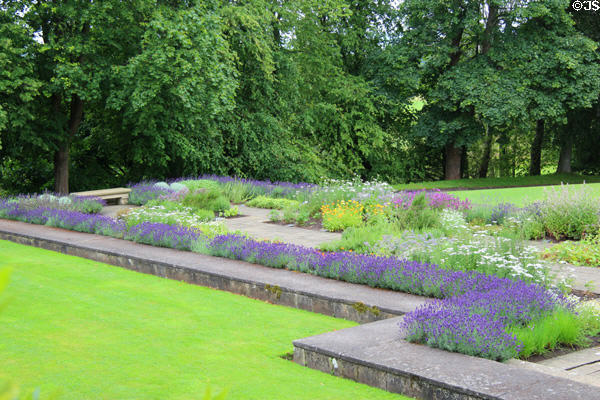 Garden at Falkland Palace. Falkland, Scotland.