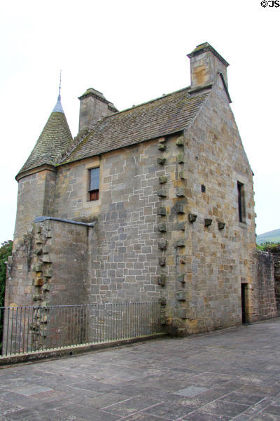 Royal bedchamber building at Falkland Palace. Falkland, Scotland.