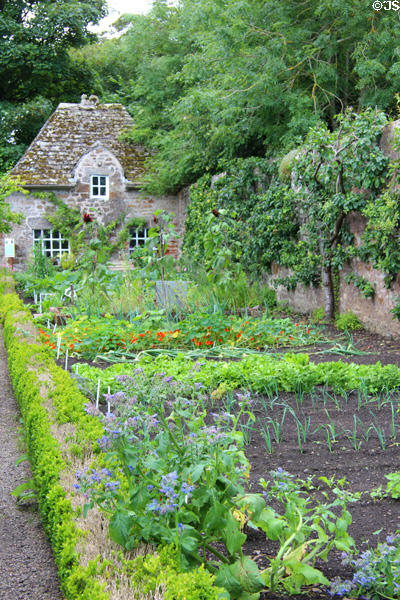 Gardens at Kellie Castle. Pittenweem, Scotland.