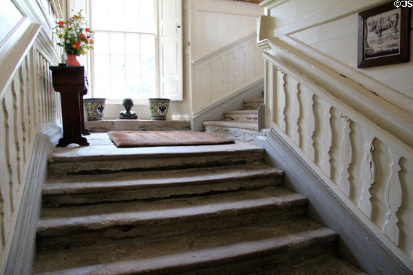 Entrance staircase at Kellie Castle. Pittenweem, Scotland.