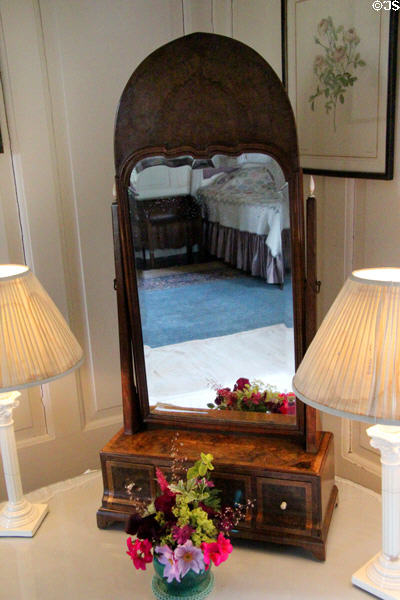 Table mirror by Robert Lorimer at Kellie Castle. Pittenweem, Scotland.