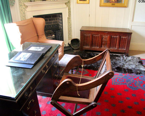 Professor's room at Kellie Castle. Pittenweem, Scotland.