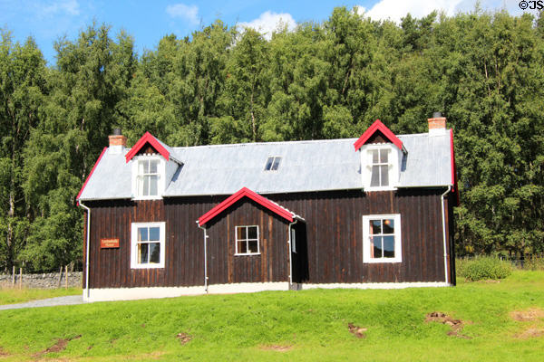 Lochanhully House at Highland Folk Museum. Newtonmore, Scotland.