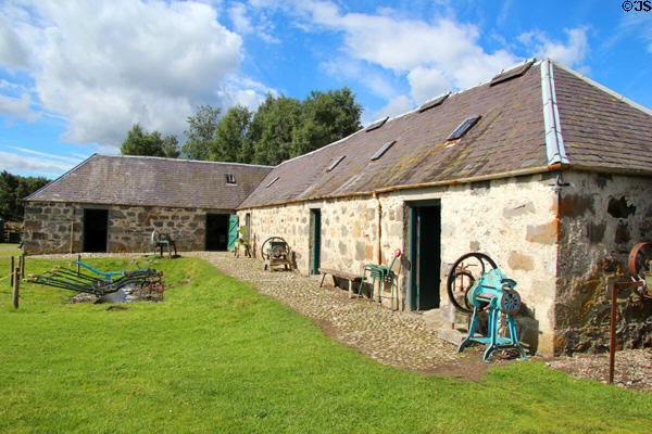 World War II farmstead & cottages at Highland Folk Museum. Newtonmore, Scotland.