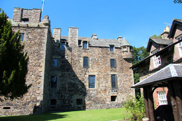 Elcho Castle & cottage (1830). Perth, Scotland.