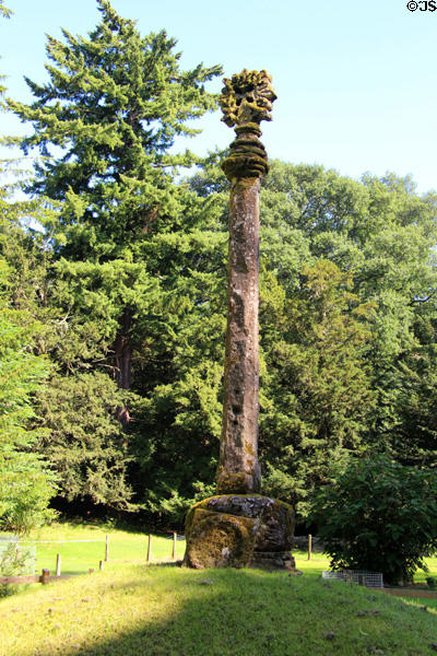 Mercat Cross at Scone Palace. Perth, Scotland.