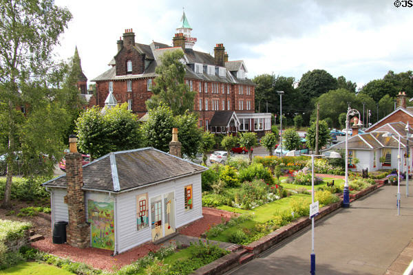 Railway hotel (1896) near Dumfries rail station. Dumfries, Scotland.
