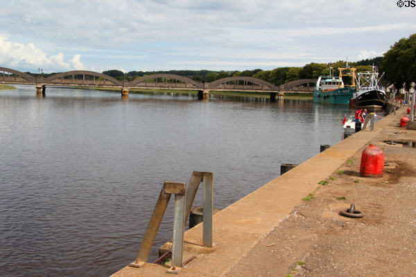 Road bridge over River Dee. Kirkcudbright, Scotland.
