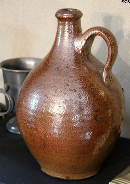 Stoneware crock at Broughton House. Kirkcudbright, Scotland.