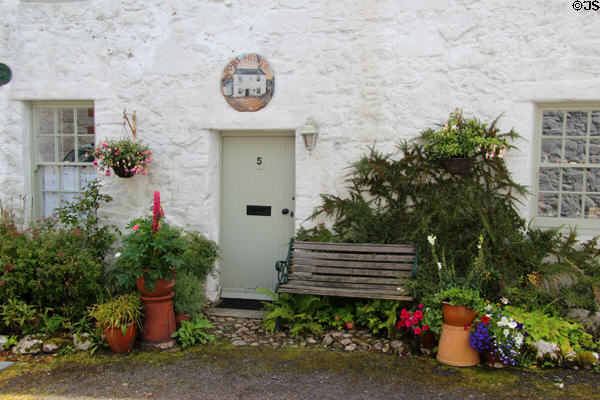 Port house garden on Main Street. New Abbey, Scotland.