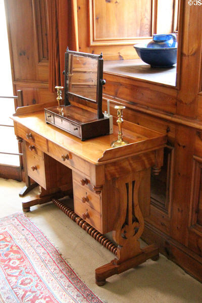 Dressing table in Nursery at Craigievar Castle. Alford, Scotland.