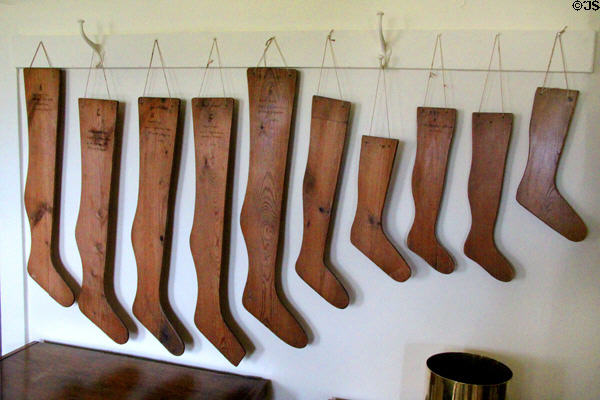 Stocking blockers at Craigievar Castle. Alford, Scotland.