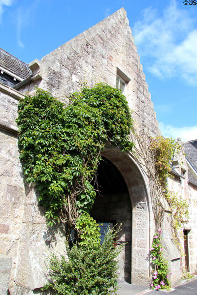 Courtyard building at Drum Castle. Drumoak, Scotland.