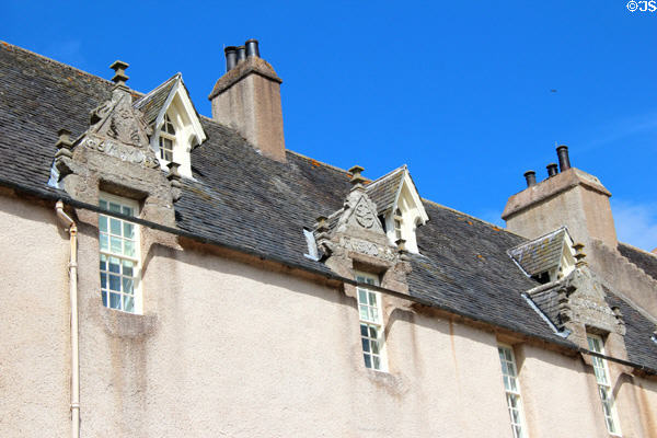 Gabels from 1600s at Drum Castle. Drumoak, Scotland.