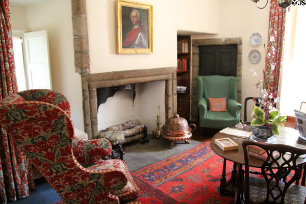 Business room at Drum Castle. Drumoak, Scotland.