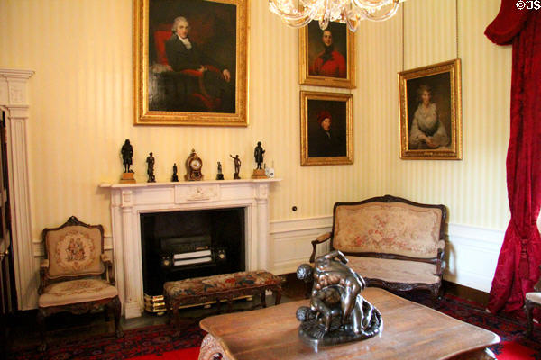 Back morning room at Fyvie Castle. Turriff, Scotland.