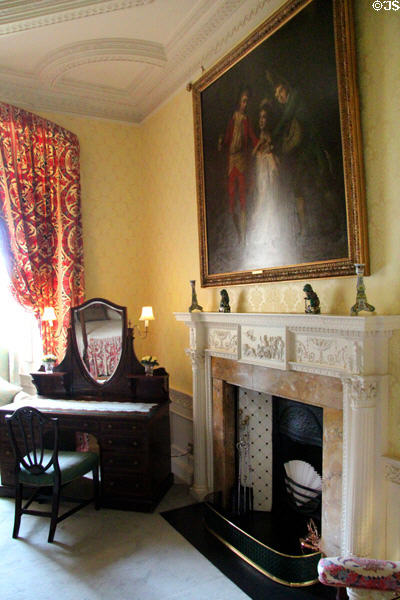 Bedroom at Fyvie Castle. Turriff, Scotland.